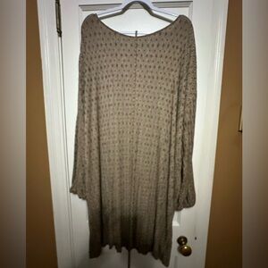 Zara brown / light tan oversized dress in size small!